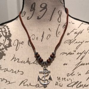 Handmade Leather Strap Necklace